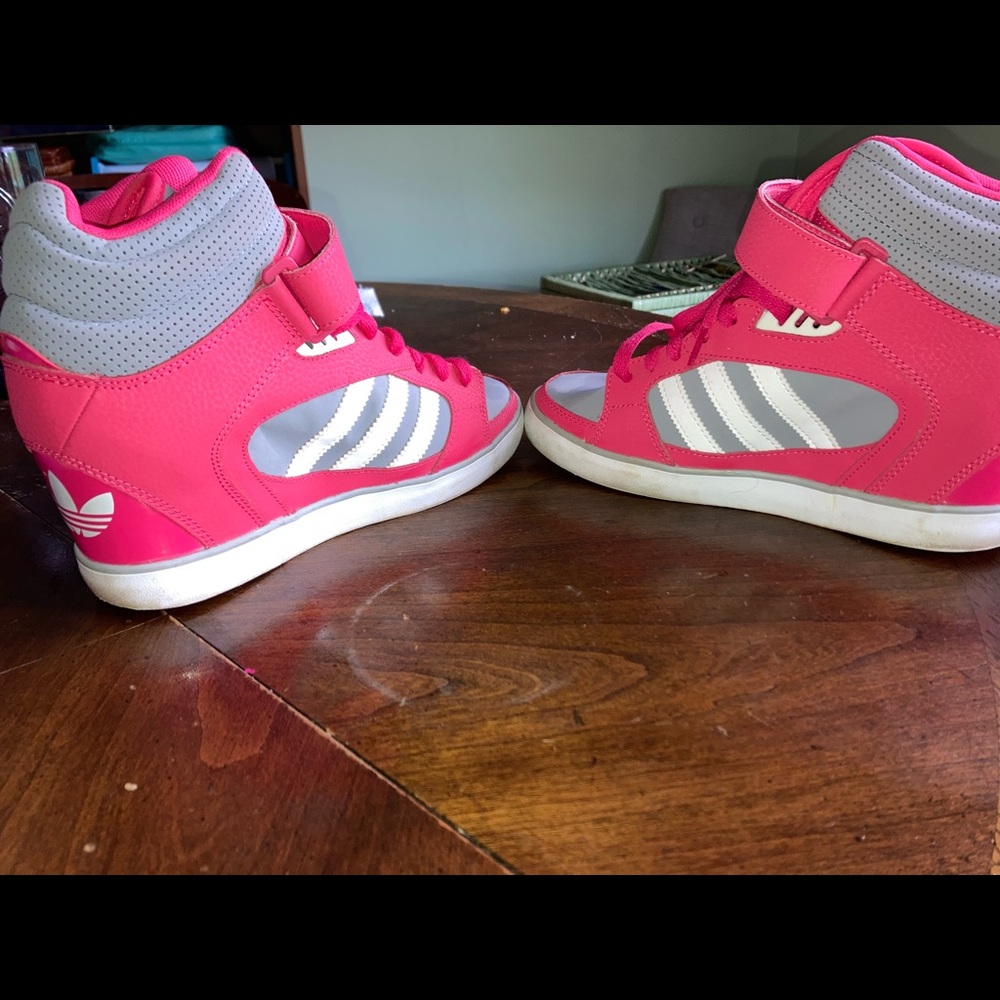 Adidas Neo hidden wedge sneakers size 9 - Picture 12 of 13